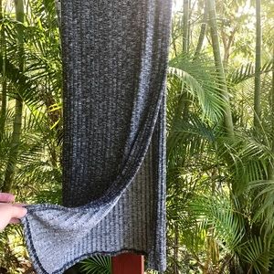 Knit Pencil Skirt- Earl Grey